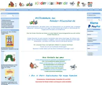 Kinder-Klassiker.de(Kinderbuch, Kinderbücher, Kinderhörspiele, Kinderfilm CD DVD Filme online bestellen Kinder-Klassiker) Screenshot