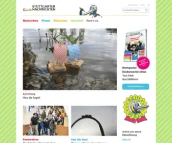 Kinder-Nachrichten.de(Stuttgarter Kindernachrichten) Screenshot