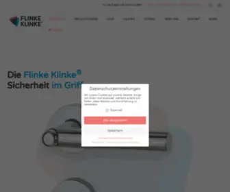 Kinder-Tuersicherung.de(Flinke Klinke) Screenshot