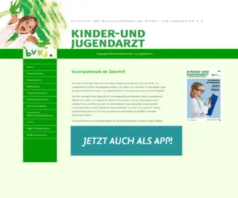 Kinder-Undjugendarzt.de(Pädiatrie) Screenshot