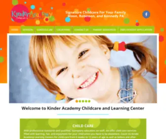 Kinderacademypgh.com(Kinder Academy Childcare and Learning Center Moon) Screenshot