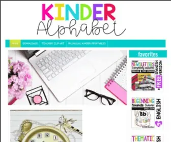 Kinderalphabet.com Screenshot