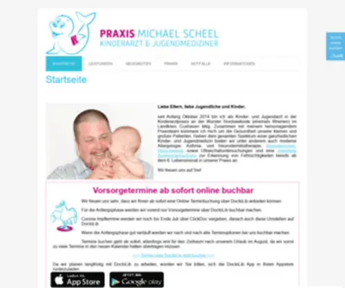 Kinderarzt-Cuxland.de(Kinder) Screenshot