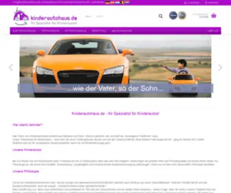 Kinderautohaus.de(Kinder Rutschautos) Screenshot