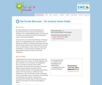 Kinderbiennale.net(Die Kinder) Screenshot