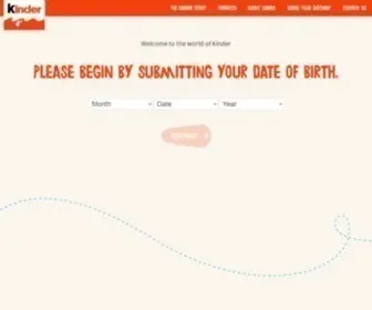 Kinder.com(Kinder Nederland) Screenshot