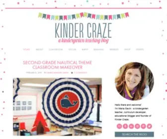 Kindercrazeblog.com(A Kindergarten Teaching Blog) Screenshot