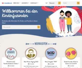 Kinderfreunde.cc(Oberösterreich) Screenshot