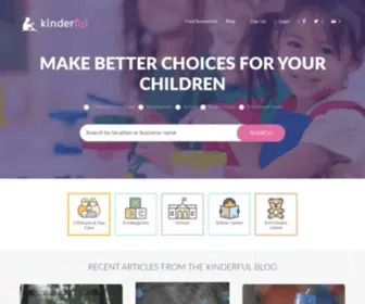 Kinderful.com(Childcare) Screenshot