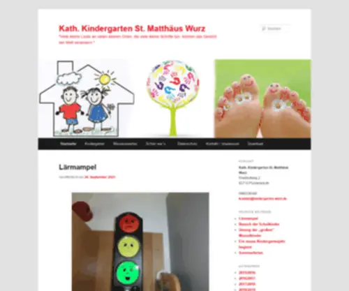 Kindergarten-Wurz.de(Kath) Screenshot