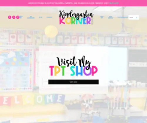 Kindergartenkorner.com(A Kindergarten Teaching Blog) Screenshot