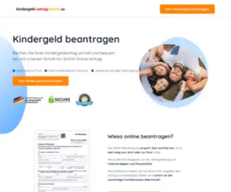 Kindergeld-Antrag-Online.de(Kindergeld Antrag Online) Screenshot