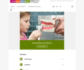 Kindergesundheit-Info.de(Für) Screenshot