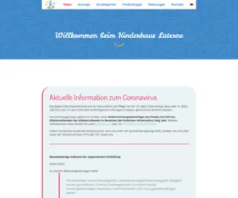 Kinderhaus-Laterne.de(Bilinguale Kinderkrippe) Screenshot