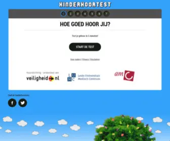 Kinderhoortest.nl(Kinderhoortest) Screenshot