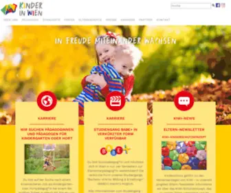 Kinderinwien.at(Startseite) Screenshot