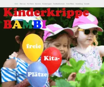 Kinderkrippe-Bambi.ch(Kinderkrippe BAMBI) Screenshot