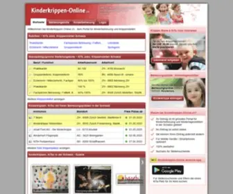 Kinderkrippen-Online.ch(Kinderbetreuung Schweiz) Screenshot