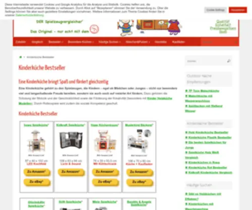 Kinderkuechekaufen.de(▷ Kinderküche Kaufen) Screenshot