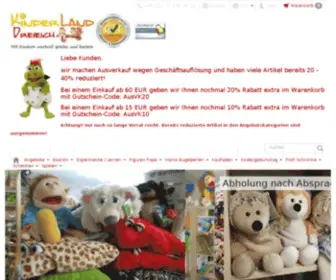 Kinderland-Dreieich.de(Kinderland-Dreieich - Mit Kindern wertvoll spielen und basteln • Spielwaren Online Bastelbedarf Bügelperlen Spielzeug Eulenspiegel Schminke Papo) Screenshot