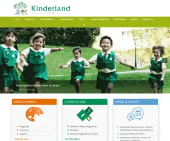 Kinderlandindonesia.com(Kinderland Preschools) Screenshot