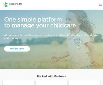 Kinderlime.com(All-in-one Childcare Software) Screenshot
