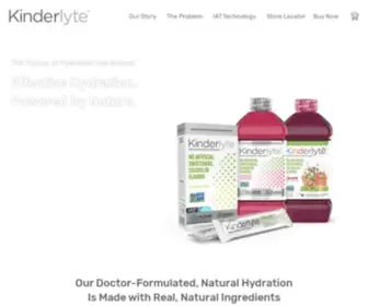 Kinderlyte.com(Natural Electrolytes for Healthy Families) Screenshot