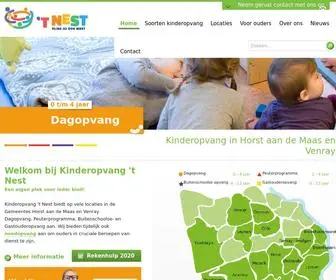 KinderopVanghetnest.nl('t Nest kinderopvang in Horst aan de Maas) Screenshot