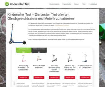 Kinderroller-Test.com(Kinderroller Test 2022) Screenshot