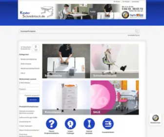 Kinderschreibtisch-Kaufen.de(Schülerschreibtisch jetzt günstig) Screenshot