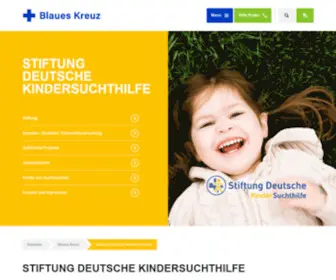 Kindersuchthilfe.de(Blaues Kreuz) Screenshot