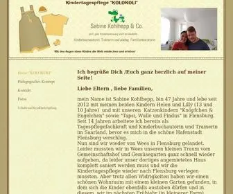 Kindertagespflege-Kolokoli.de(Sabine Kohlhepp & Co) Screenshot