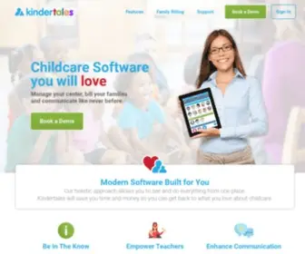 Kindertales.com(Childcare Management Software by Kindertales) Screenshot