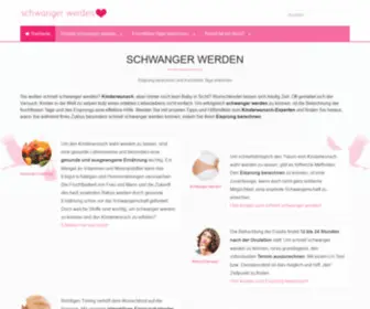 Kinderwunsch-Experte.de(Schnell schwanger werden mit) Screenshot