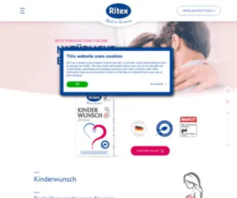 Kinderwunsch-Gleitmittel.de(Ritex Kinderwunsch Gleitmittel) Screenshot