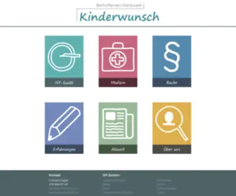 Kinderwunsch.ch(Webseite des Betroffenen) Screenshot