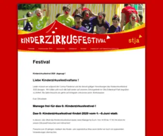 Kinderzirkusfestival.de(Kinderzirkusfestival) Screenshot