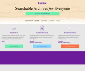 Kindex.org(Kindex™) Screenshot