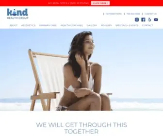 Kindhealthgroup.com(Encinitas, CA Concierge Primary Care & MedSpa) Screenshot