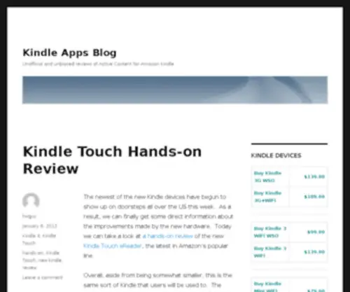 Kindle-APPS.net(Kindle Apps) Screenshot