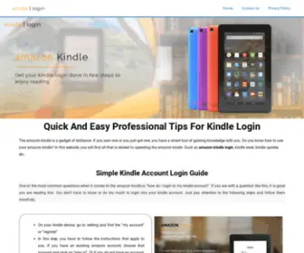 Kindlefires.net(The amazon kindle login procedure) Screenshot