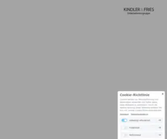 Kindler-Fries.de(Die Kindler & Fries Unternehmensgruppe) Screenshot