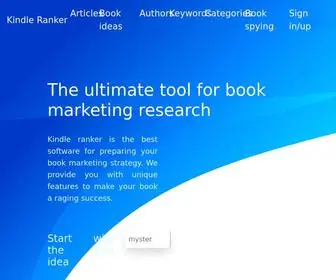Kindleranker.com(Kindle ranker) Screenshot