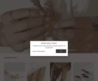 Kindlingandcompany.com(Delicate and dainty minimalist jewelry) Screenshot