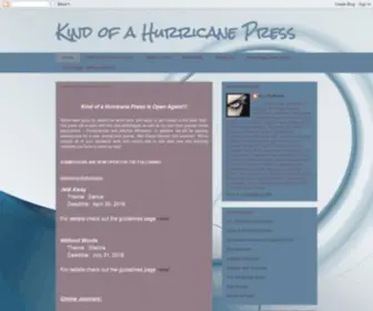 Kindofahurricanepress.com(Kind of a Hurricane Press) Screenshot