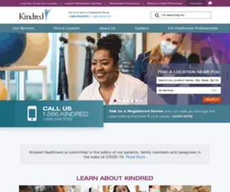 Kindredatlanta.com(Kindred Healthcare) Screenshot