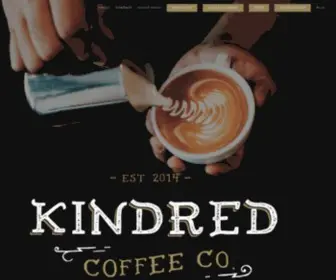 Kindredcoffeeco.com(Craft Coffee Shop & Roaster in DFW. Voted the Best Coffee in North Richland Hills) Screenshot