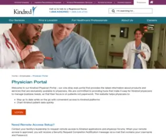 Kindreddocs.com(Physician Portal) Screenshot