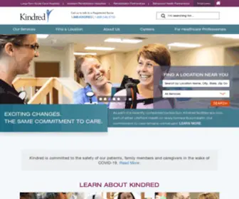 Kindredhospitalpittsburgh.com(Kindred Healthcare) Screenshot