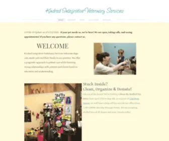 Kindredintegrativeveterinary.com(Kindred Integrative Veterinary Services) Screenshot